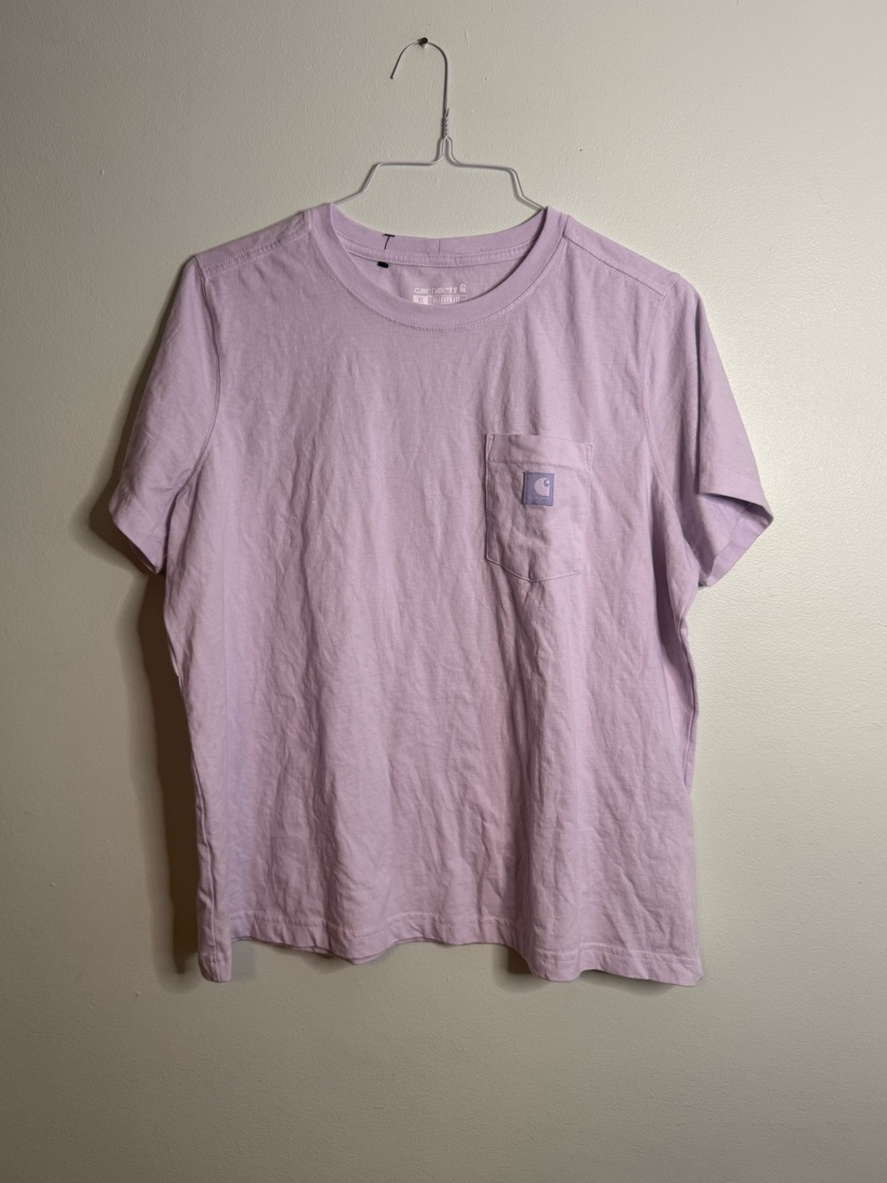 Carhartt Pocket T-Shirt in Light Lavender (XL)